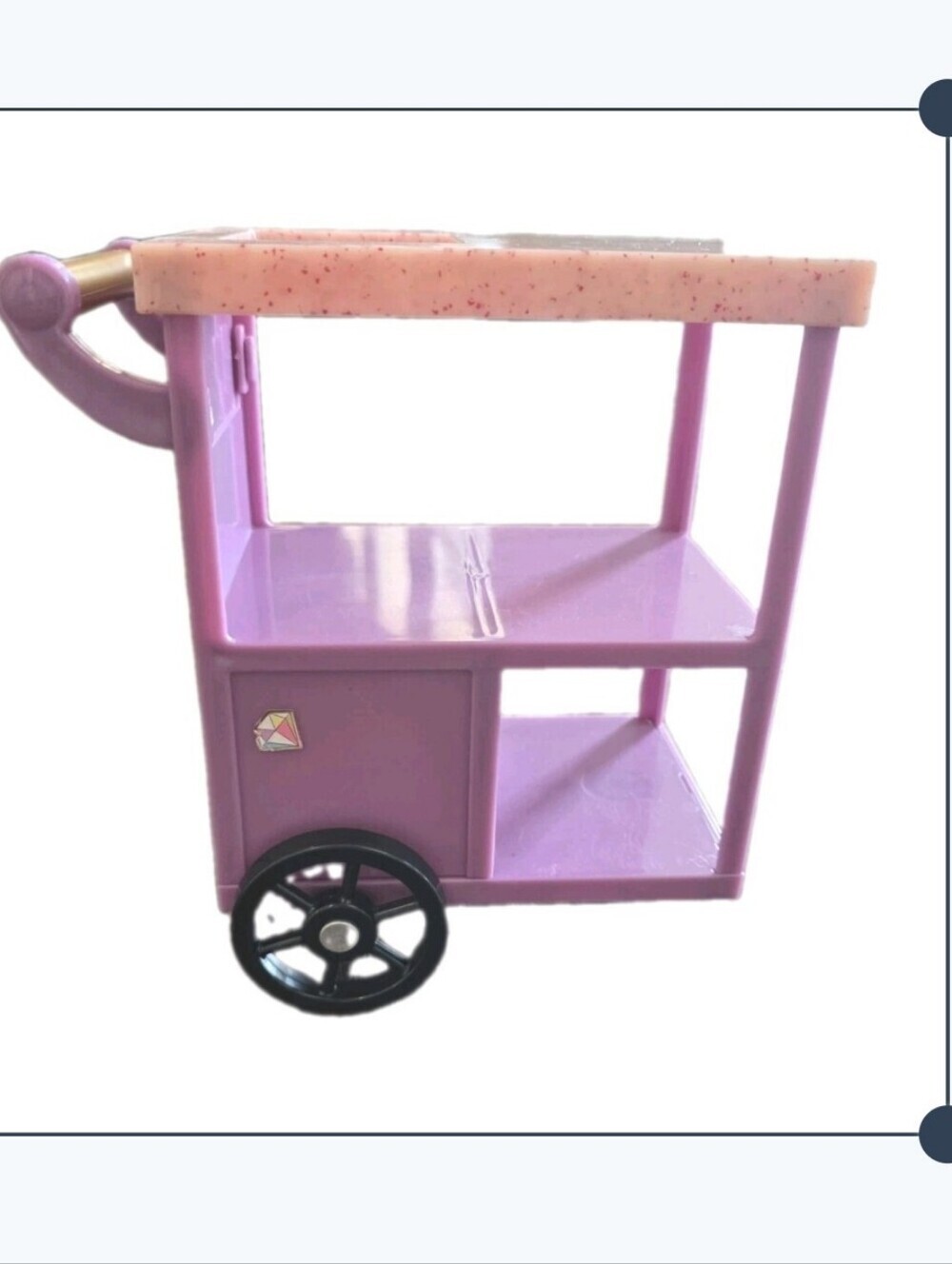 Our Generation Patio Treats Trolley Food Accessory Cart Ice Cream For 18" Doll